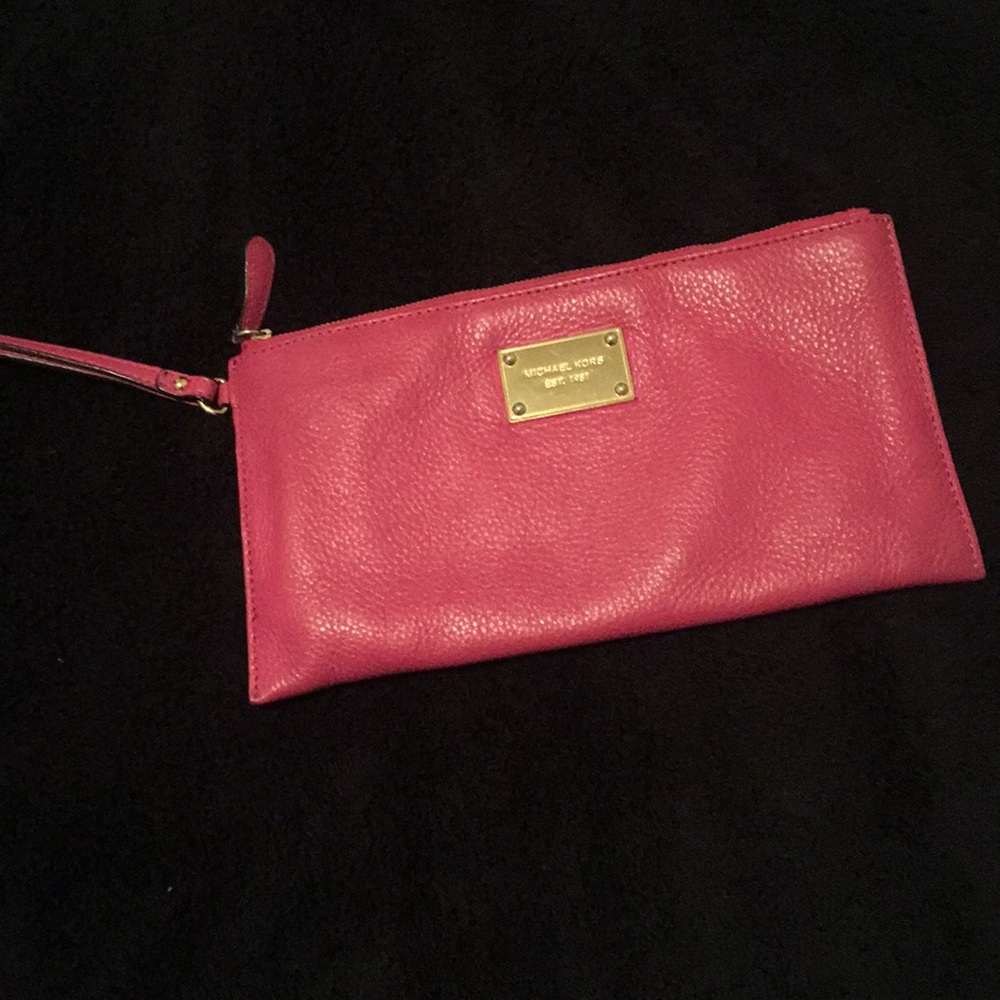 Pink Michael Kors Clutch